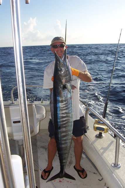 Texas Wahoo caught aboard Reel Madness fishing South Padre